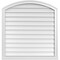 Ekena Millwork Arch Top Surface Mount PVC Gable Vent: Functional, w/ 2"W x 2"P Brickmould Sill Frame, 34"W x 36"H GVPAR34X3603SF - alternate 1